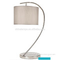 Modern shadeless table lamps metal ball table lamp with linen lampshade for hotel lighting decoration UL